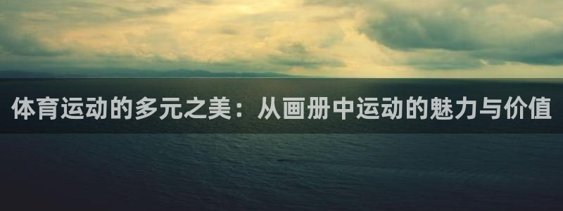  Vsport体育官网：体育运动的多元之美：从画册中运动的魅力